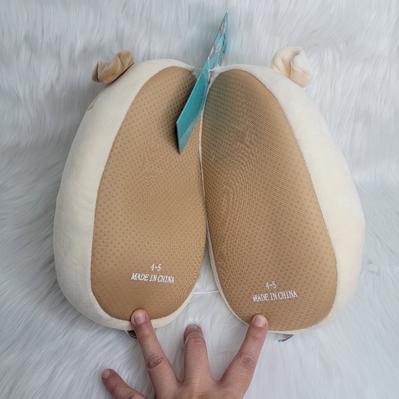 Squishmallows Dog plush slippers. - Picture 3 of 5